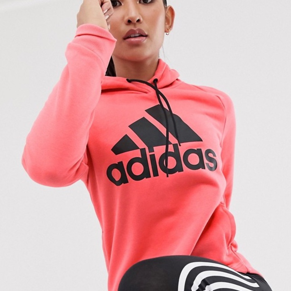 NWT adidas pink sweatshirt